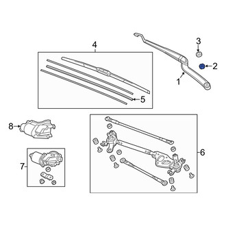 Acura OE - Wiper Arm Nut
