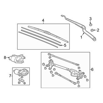 Acura OE - Windshield - Wiper & Washer Components (Wiper Components)
