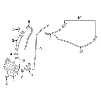 Acura OE - Windshield - Wiper & Washer Components (Washer Components)