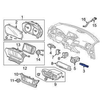 Acura OE - Hazard Warning Switch