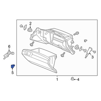 Acura OE - Front Trunk Lid Release Switch