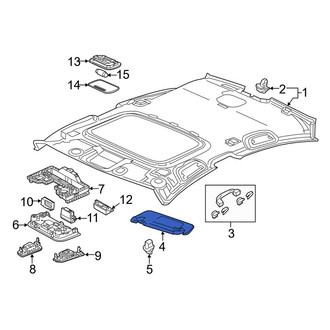 Acura OE - Right Sun Visor