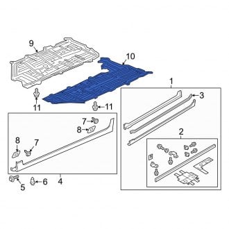 Acura ILX Underbody Covers | Splash Shields — CARiD.com