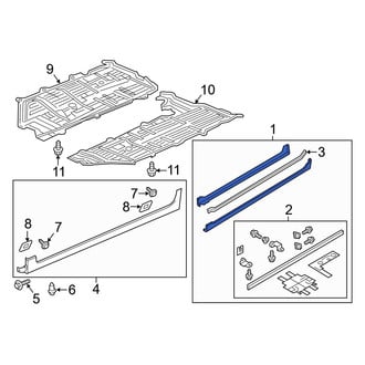 Acura OE - Rocker Panel Guard