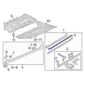 Acura OE - Rocker Panel Guard