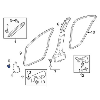 Acura OE - Outer Steering Coupling Boot Clip
