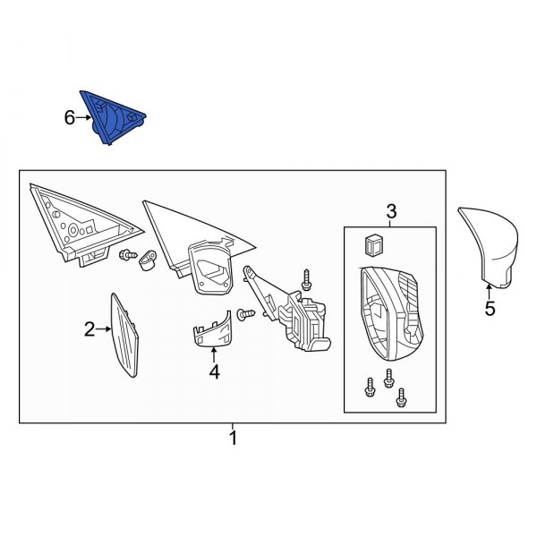 Door Mirror Trim Ring