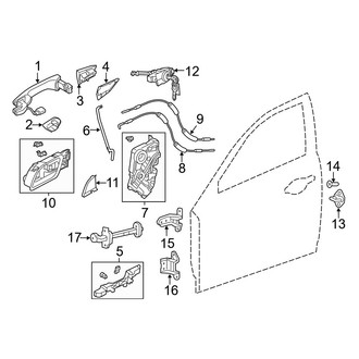 Acura OE - Front Door - Lock & Hardware