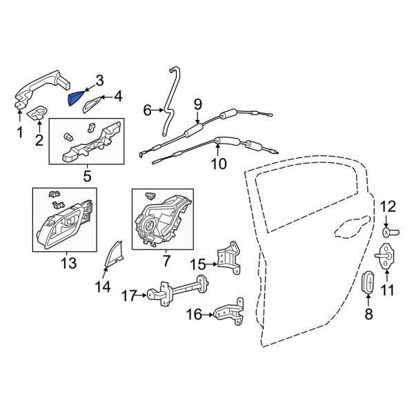 Exterior Door Handle Cover