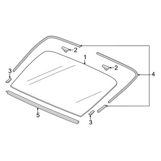 Acura OE - Back Glass - Glass