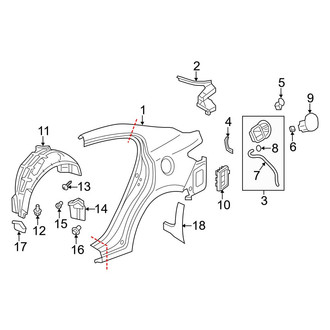 Acura OE - Quarter Panel & Components