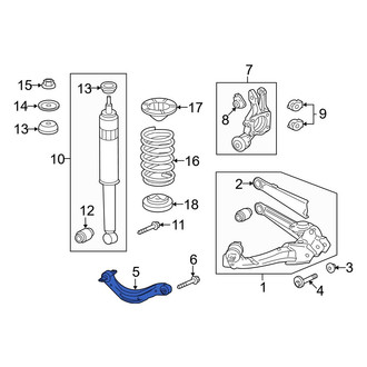 Acura OE - Front Left Suspension Control Arm