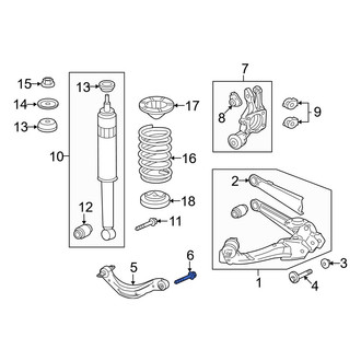 Acura OE - Rear Suspension Control Arm Bolt