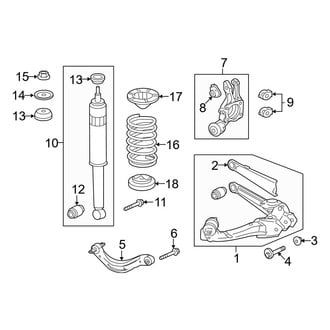 Acura OE - Rear Suspension - Suspension Components