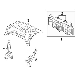 Acura OE - Rear Body & Floor - Rear Body (Base)