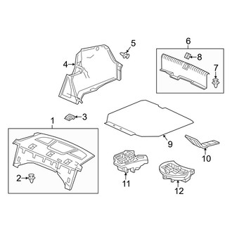 Acura OE - Rear Body & Floor - Interior Trim (Base)