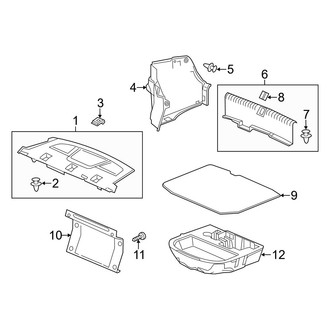 Acura OE - Rear Body & Floor - Interior Trim (Base / Hybrid)