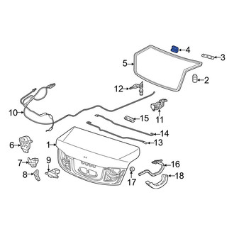 Acura OE - Rear Liftgate Drain Plug