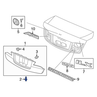 Acura OE - Deck Lid Finish Panel Clip