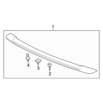 Acura OE - Trunk Lid - Rear Spoiler