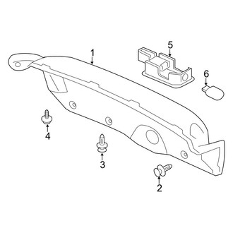 Acura OE - Trunk Lid - Interior Trim