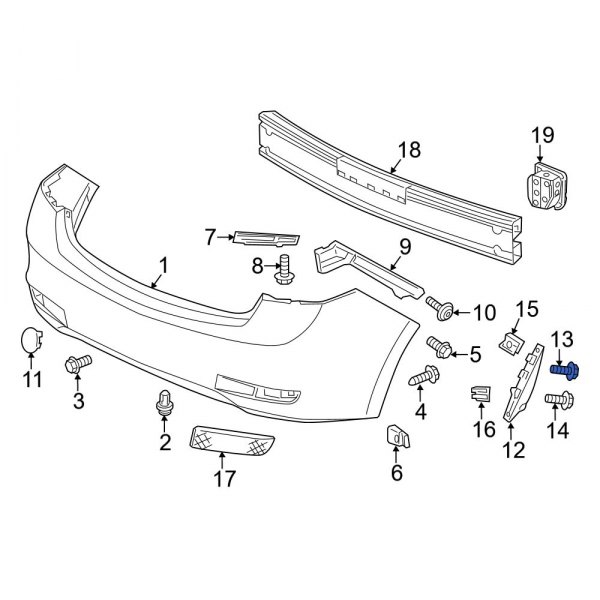 Bumper Guide Bolt