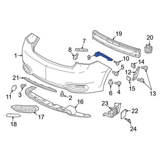 Acura OE - Right Lower Bumper Cover Bracket