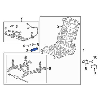 Acura OE - Front Right Power Seat Switch
