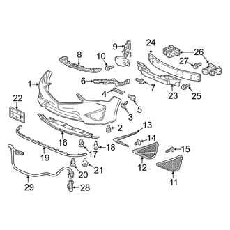 Acura OE - Front Bumper