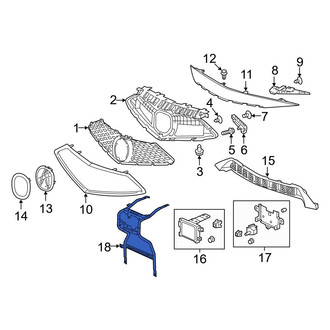 Acura OE - Cruise Control Distance Sensor Bracket