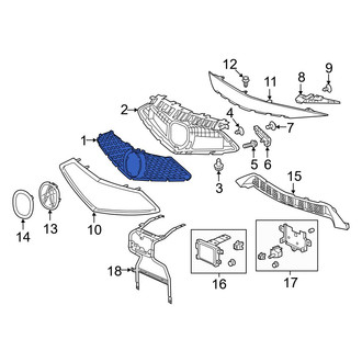 Acura OE - Front Lower Grille