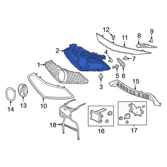 Acura OE - Grille Reinforcement