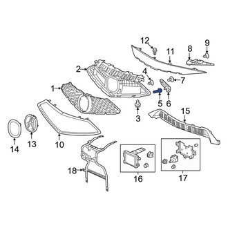 Acura OE - Grille Reinforcement Screw