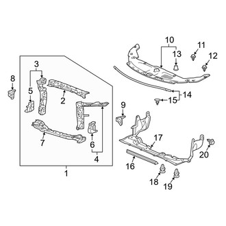 Acura OE - Radiator Support