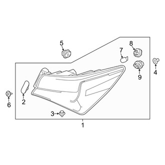Acura OE - Rear Lamps - Tail Lamps
