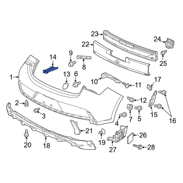 Bumper Cover Bracket