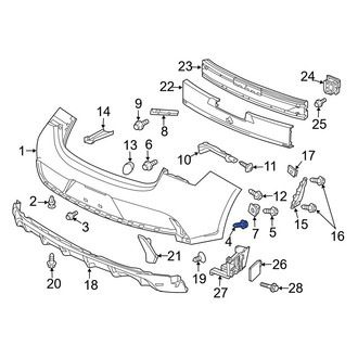 Acura OE - Bumper Cover Screw