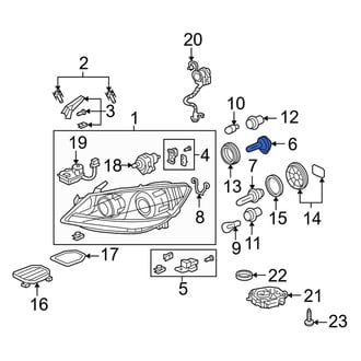 Acura OE - Front Headlight Bulb