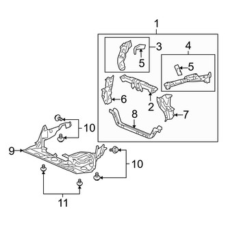 Acura OE - Radiator Support
