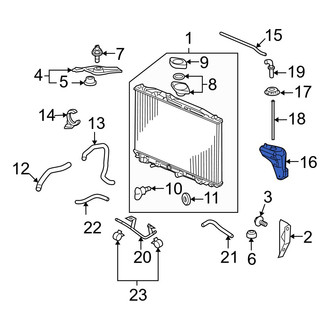 Acura OE - Engine Coolant Reservoir
