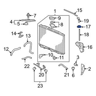 Acura OE - Engine Coolant Reservoir Cap