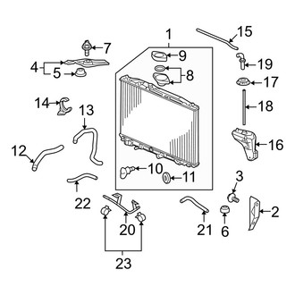 Acura OE - Cooling - Radiator & Components