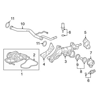 Acura OE - Cooling - Water Pump
