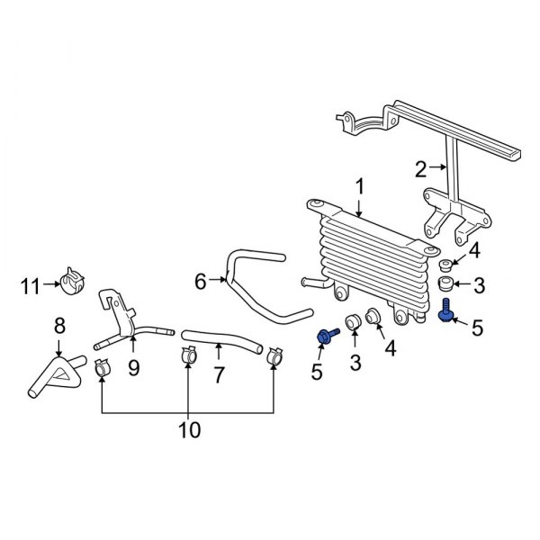 Automatic Transmission Oil Cooler Bolt