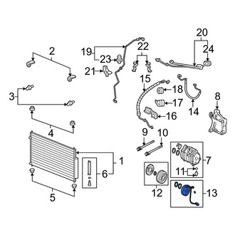 Acura OE - A/C Compressor Clutch Coil