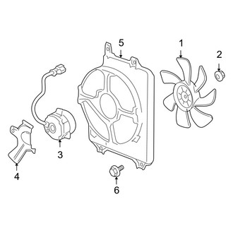 Acura OE - Air Conditioner & Heater - Condenser Fan