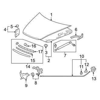 Acura OE - Hood & Components