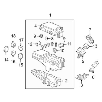 Acura OE - Electrical Components (Engine Compartment)