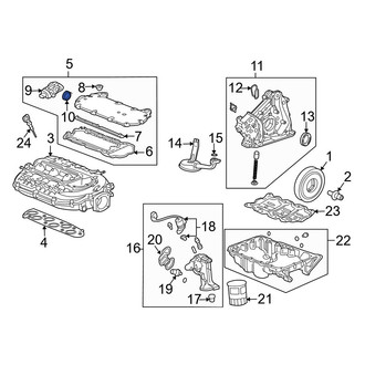 Acura OE - Secondary Air Injection Control Valve Gasket