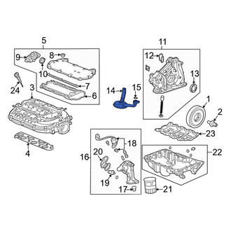 Acura OE - Engine Oil Pump Pickup Tube and Screen